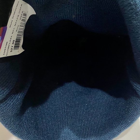 RARE New Era New England Patriots Glowflake Glow in the Dark Winter Knit Beanie - Picture 4 of 4